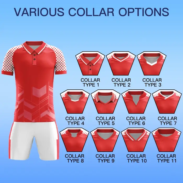 Chemise de football par sublimation en gros Kit d'uniformes