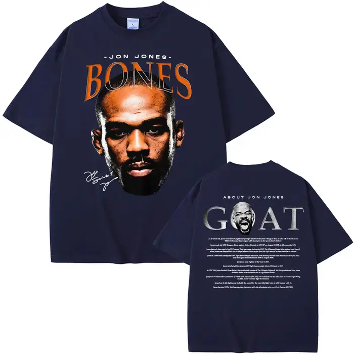 T-shirt vintage Jon Jones Bones pour hommes et femmes