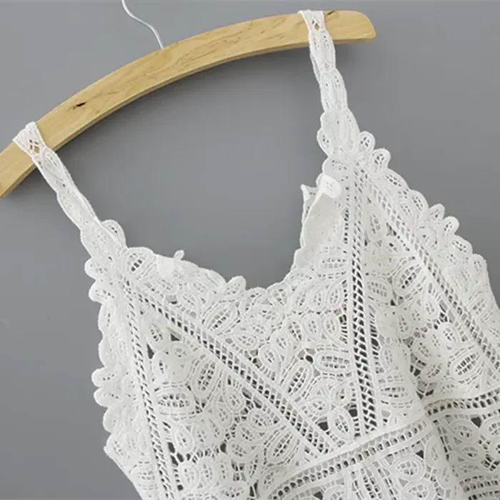 Débardeur en coton au Crochet pour Femme