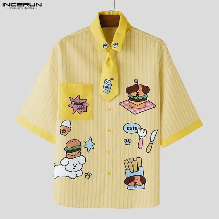 Chemise pour homme INCERUN