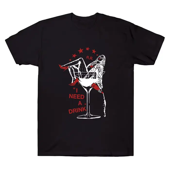 Renouve Rapp j'ai besoin d'une boisson t-shirt Renouve Rapp musique Merch Fan cadeau Harajuku unisex