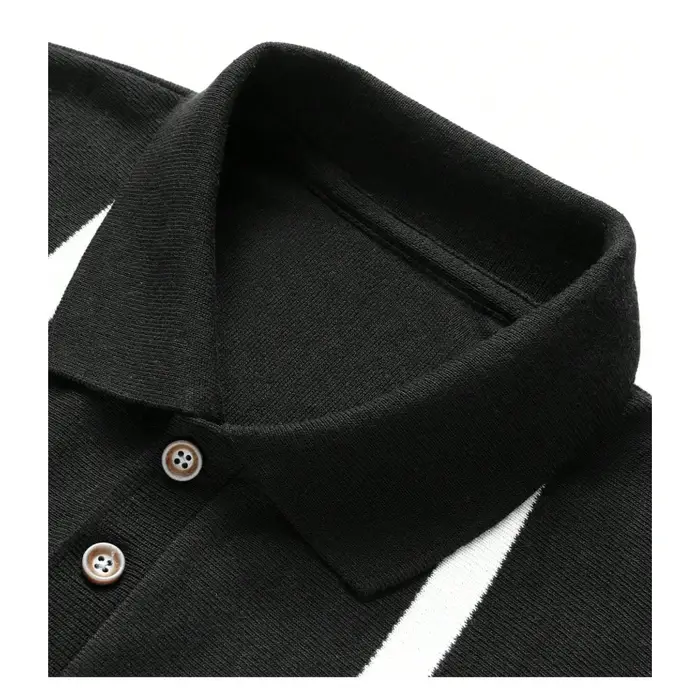 Chemises polo en tricot pour hommes