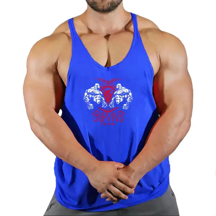 Stringer Singlet-Vêtements de fitness pour hommes