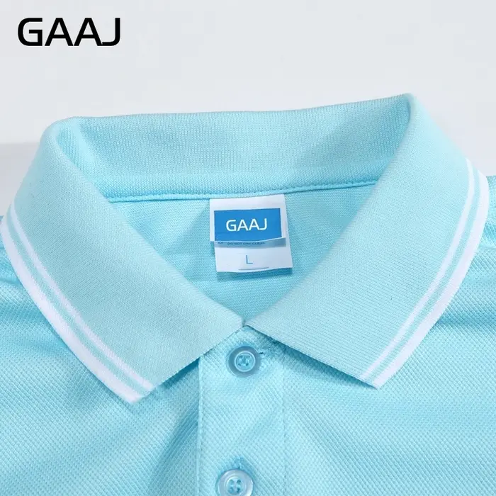 GAAJ - Polo Shirt Hommes Polos Homme Chemise D'été NOUS Célèbre Marque Coton À Rayures Courtes Vêtements