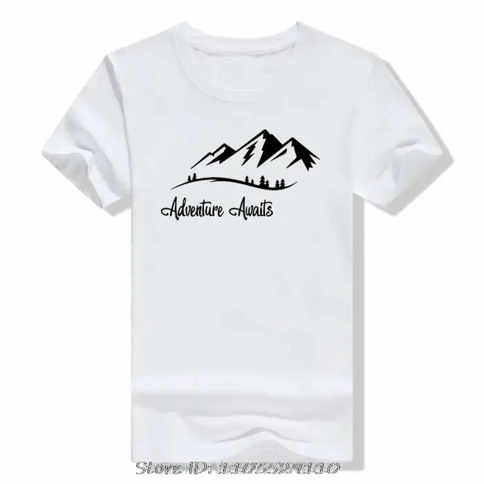 T-shirt unisexe Eat Sleep Travel Antibodies Mountains