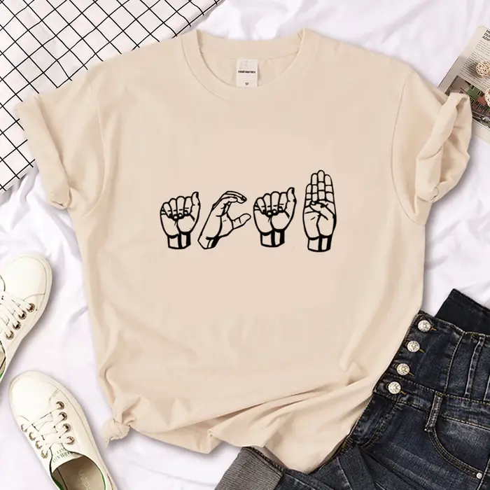 T-shirt manga japonais pour femmes, vêtements comiques, Acab, été, 600
