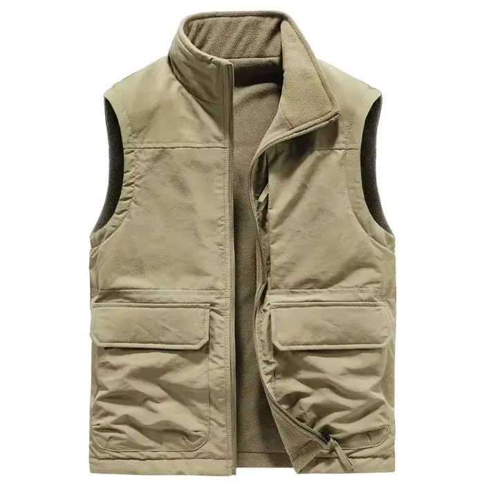 Veste en fibre réversible pour homme