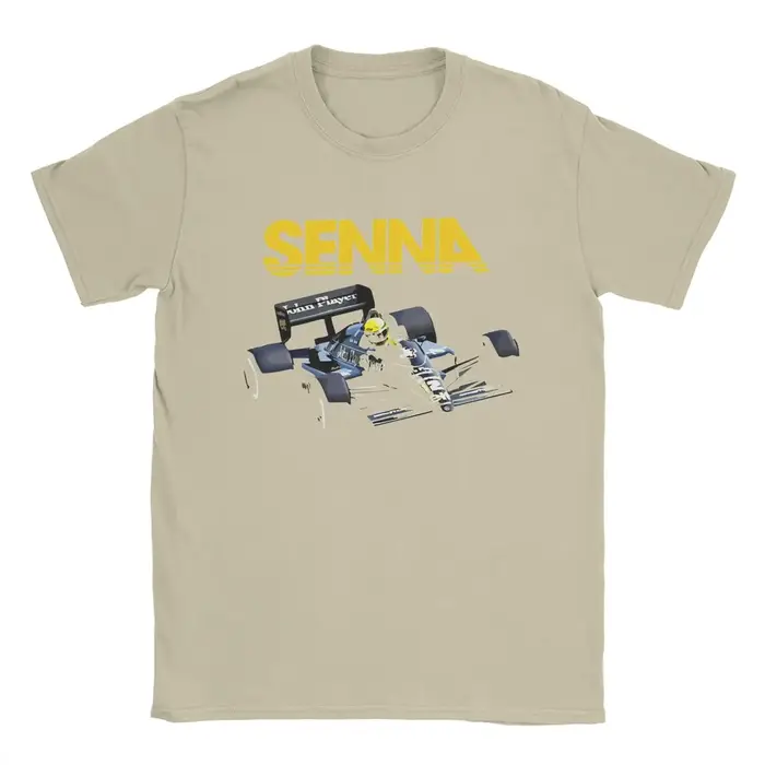 Ayrton Scannelle-T-shirt à manches courtes et col rond pour homme