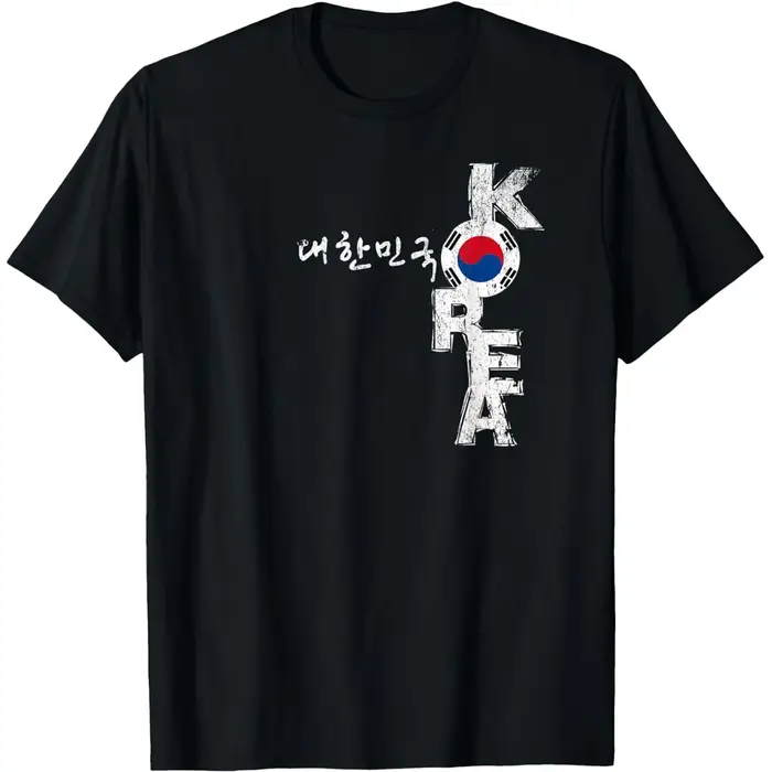 Drôle drapeau coréen corée du sud Souvenir t-shirts hommes femmes coton Humor Streetwear t-shirt à manches courtes unisexe vêtements amples
