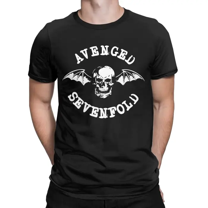 Hommes T-Shirt Avenged Sevenfold Vintage 100% coton
