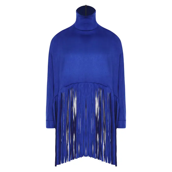 Pull rétro en Faux daim pour femmes