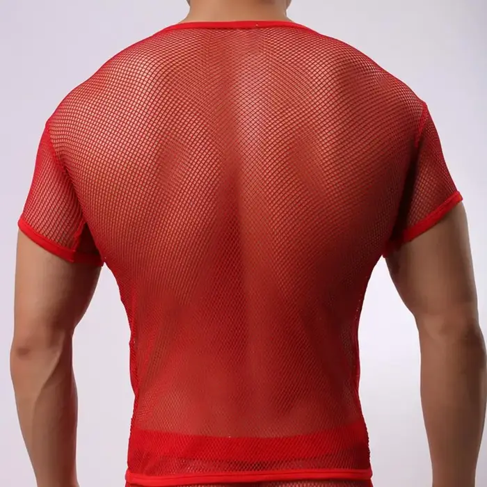 T-shirt pour hommes à col en V