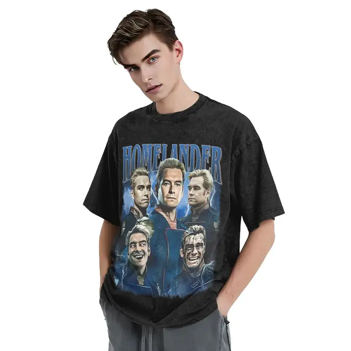T-shirts délavés Homelander The Boys
