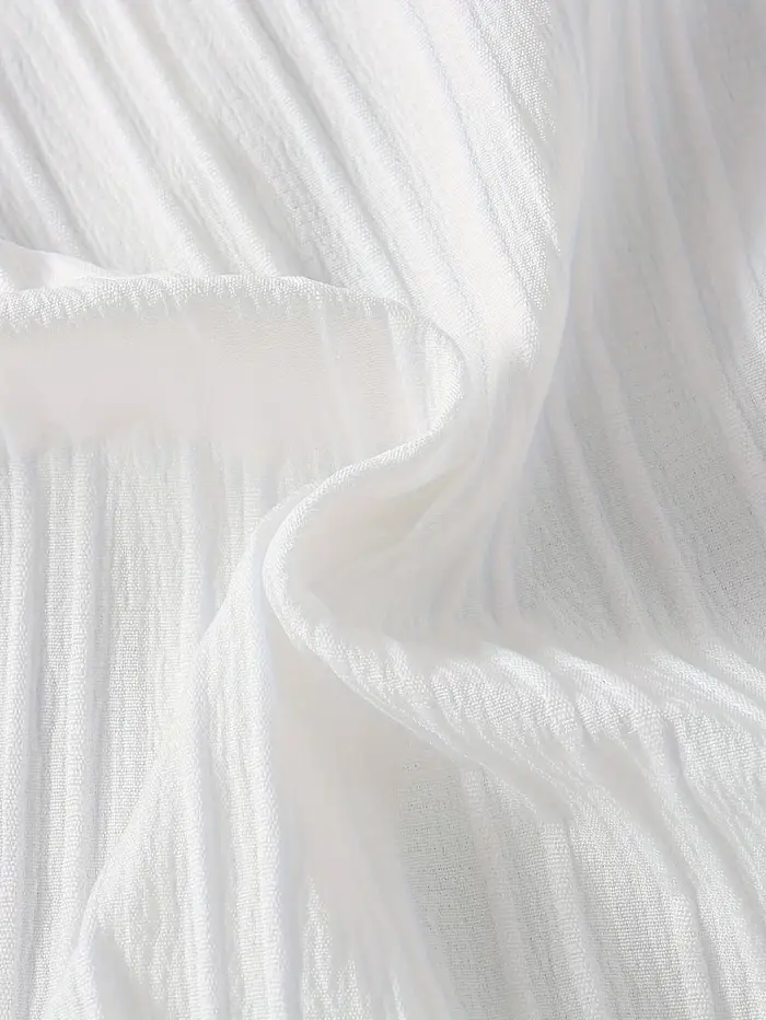 Chemise à col à manches longues à rayures ondulées pour garçons