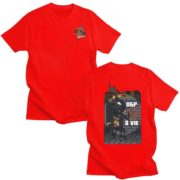 D & p À Vie Box T-Shirt rappeur JuL t-shirts hommes Style de rue pur coton
