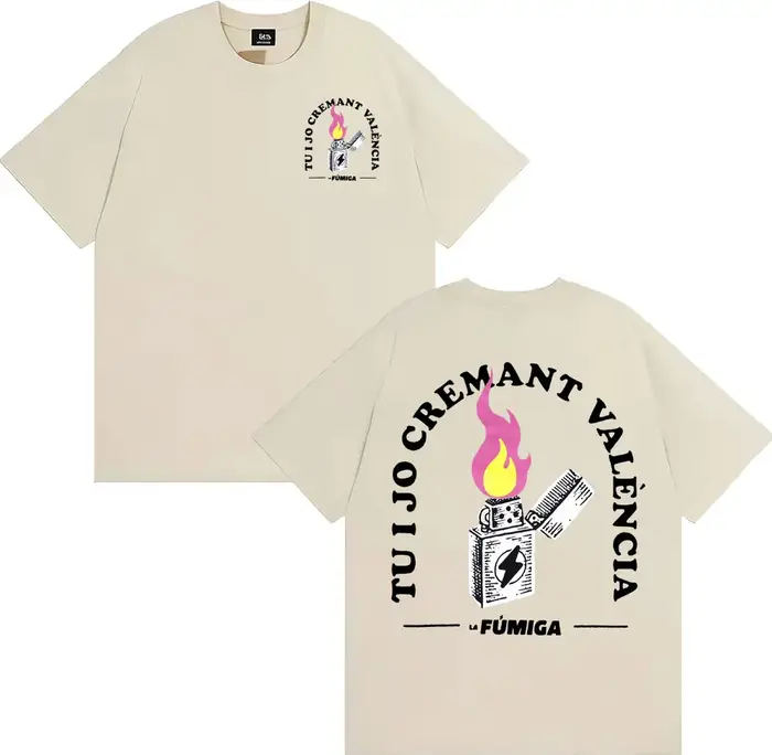 La Fumiga Tu I Jo crémant València Merch T-shirt vêtements pour hommes gothique haute rue