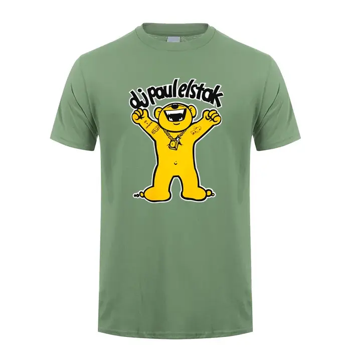 Paul Elstak t-shirt été hommes coton à manches courtes Hardcore T-shirts homme vêtements hauts