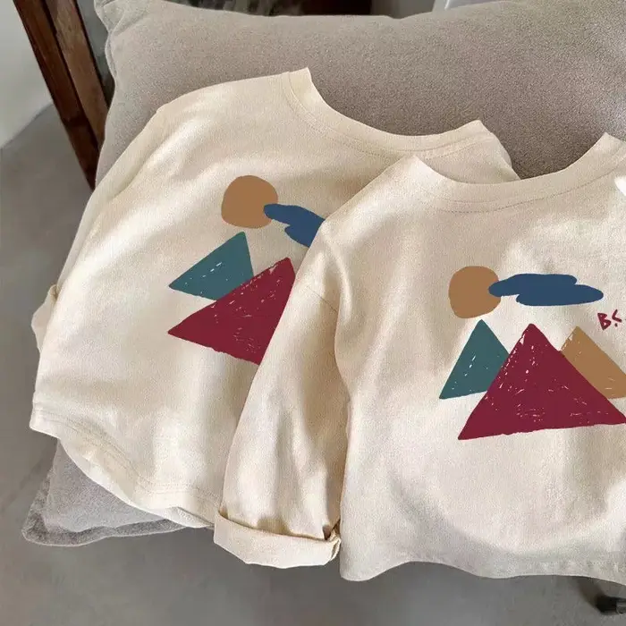 T-shirt à manches longues pour enfants de 2 à 7 ans