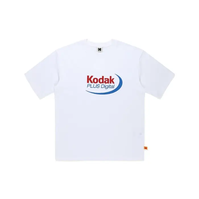 T-shirt numérique Kodak PLUS pour hommes, imprimé rétro de photographie de films, manches courtes, e