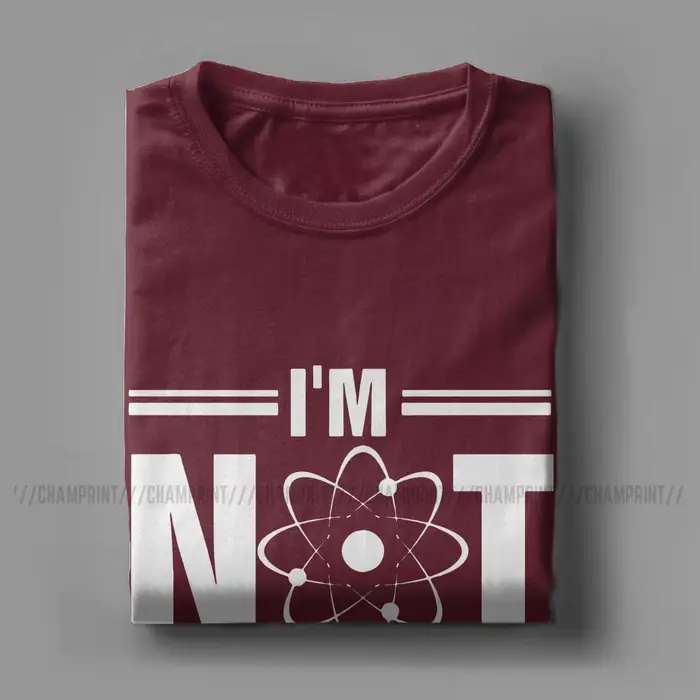 La théorie du Big Bang citation drôle T-Shirts hommes 100% coton nouveauté