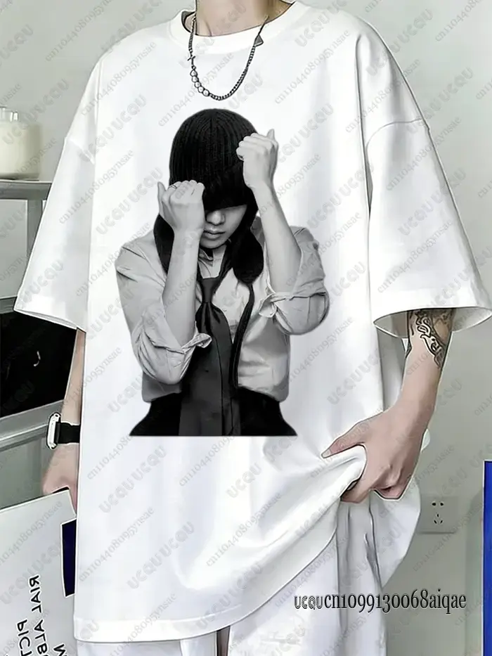 T-shirt Kpop Boy Band pour Hommes et Femmes, T-shirt d'été en Coton 2026, Polera à Manches Courtes, 