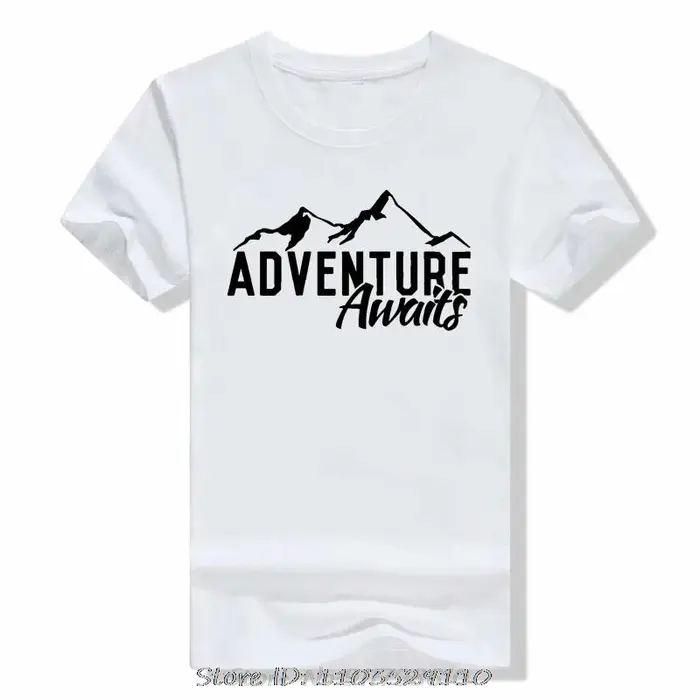 T-shirt unisexe Eat Sleep Travel Antibodies Mountains
