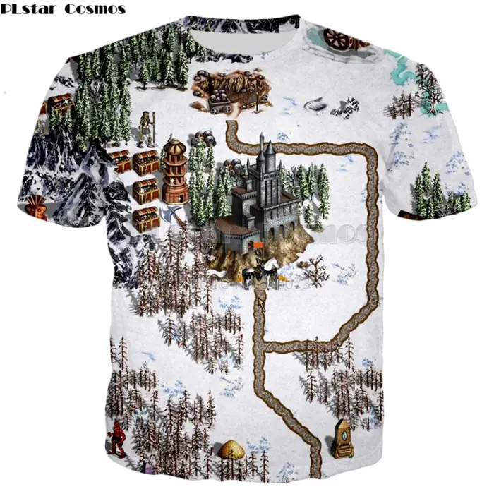 T-shirt homme/femme, estival et à la mode