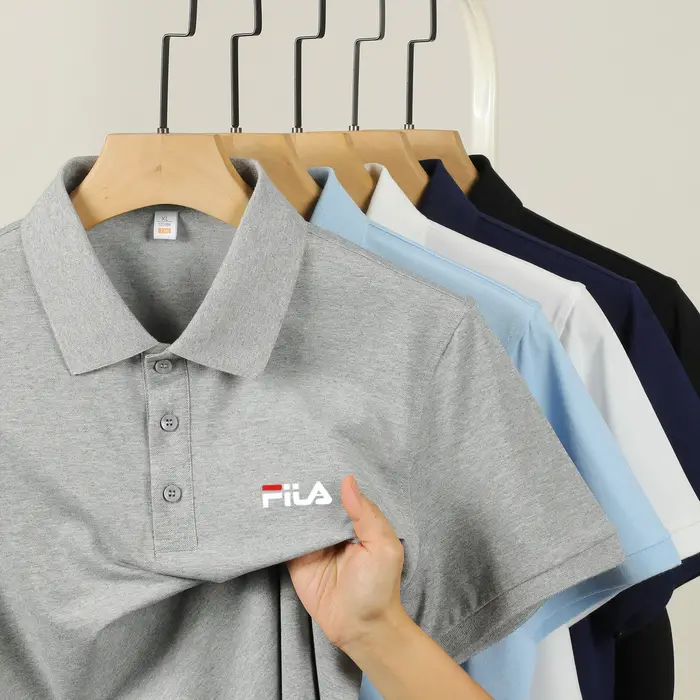 Polo pour homme de marque haut de gamme - Nouveau t-shirt décontracté respirant à manches courtes pour l'été, style sportif et professionnel