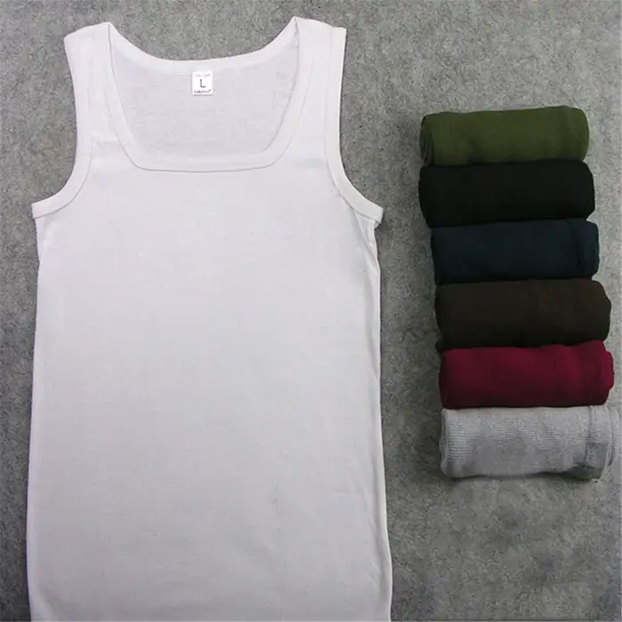 Été grande taille hommes femmes vêtements noir blanc gris débardeurs Singlets 100% coton Fitness hom