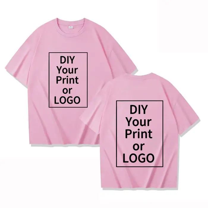 Nouveau t-shirt personnalisé concevoir votre propre texte de Photo traitement d'image professionnel à manches courtes hommes femmes t-shirts personnalisés cadeaux