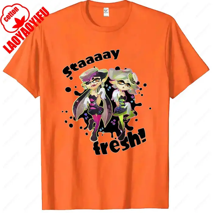 Splatoon Squid Sisters Stay Fresh T-shirt graphique été