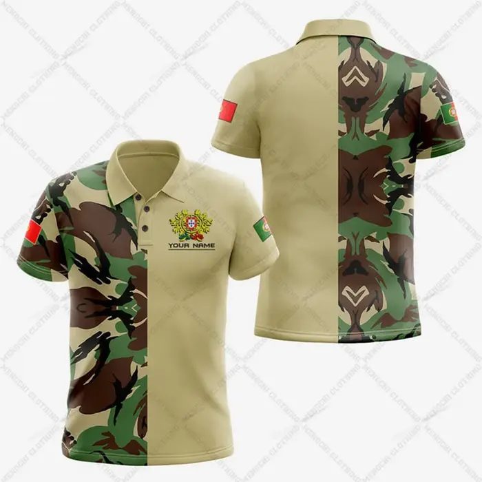Polo personnalisé avec symbole du Portugal