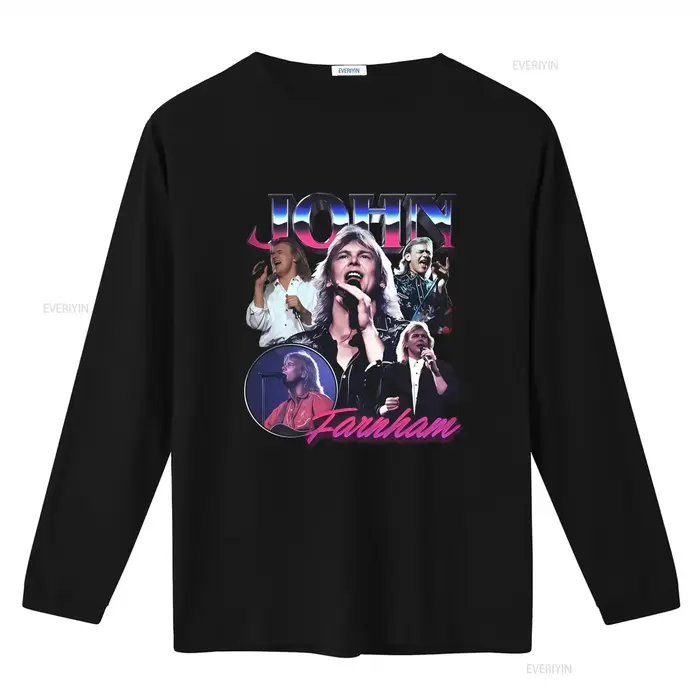 T-shirt style rétro John Farnham Singer Musician