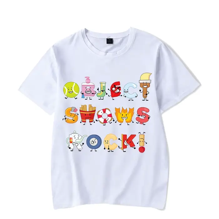 T-shirt à Manches Courtes et Col Ras du Cou pour Homme et Femme