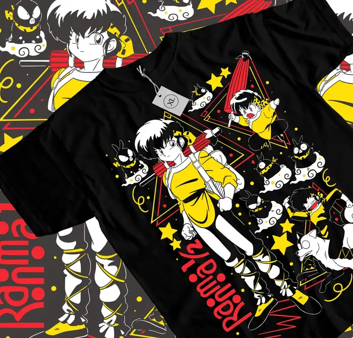 Ranma 1/2 T-Shirt Takahashi Manga Anime T-shirt T-shirt graphique