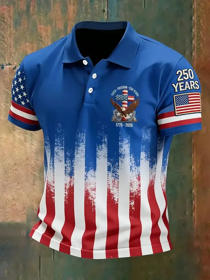 Nouveau T-shirt Polo 2026 pour le 250e anniversaire de l'Amérique