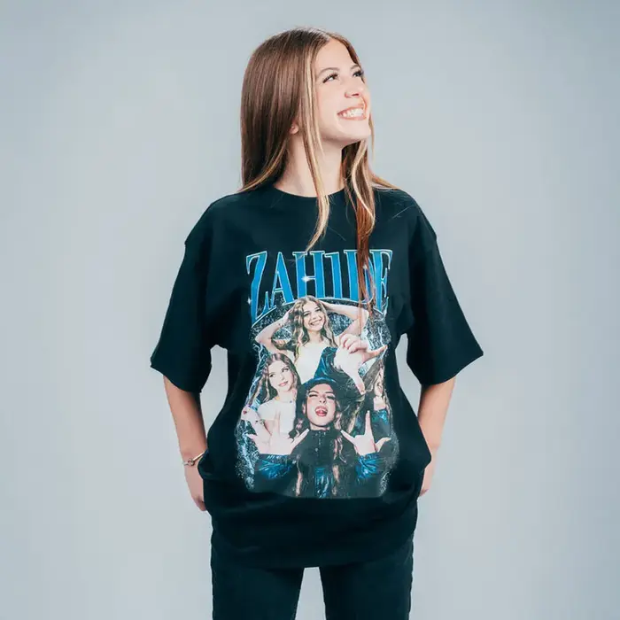 Zahide Merch T-shirt imprimé graphique hommes femmes mode Hip Hop T-shirts coton décontracté surdimensionné à manches