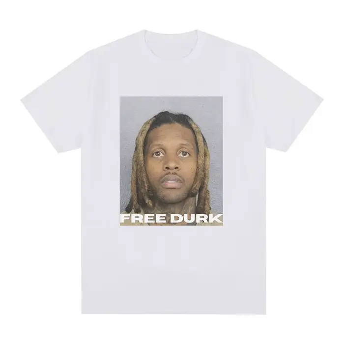 FREE DURK-T-shirt graphique Lil Durk pour homme et femme