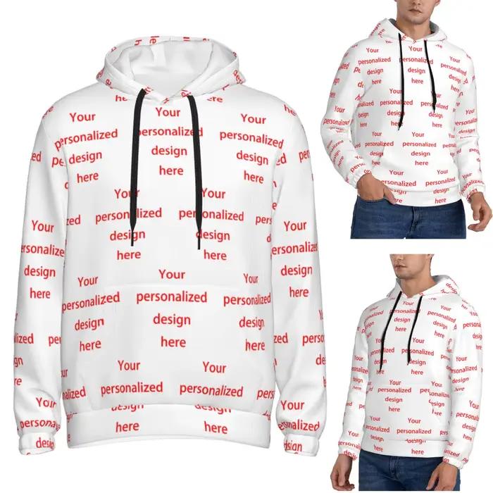 Sweat-shirts personnalisés Hip Hop à capuche pour homme et femme