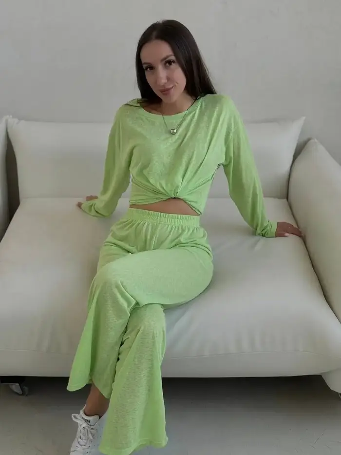 Hirsionsan 2025 basique doux t-shirts femmes été automne manches longues lâche bas