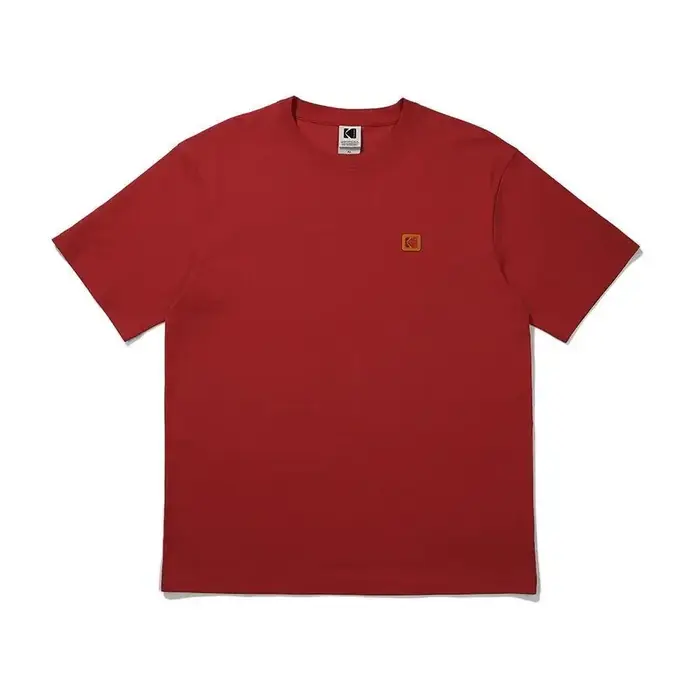 Kodak Kodak Nouveau T-shirt en coton épais 200g pour hommes et femmes, style américain, été, manches