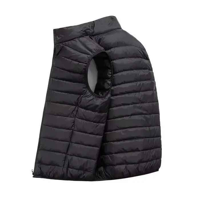 Gilets sans manches pour hommes, vestes d'hiver à la mode, gilets rembourrés en coton pour hommes, m