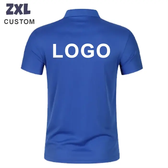 Polo de travail professionnel avec logo imprimé personnalisé