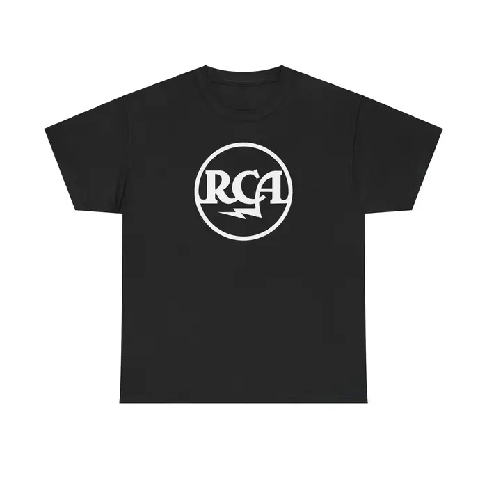 T-shirt avec logo RCA - Style vintage tube à vide audio électronique radio amplificateur haut de gam
