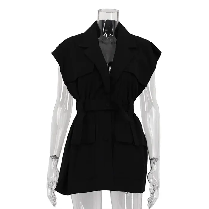 Haut ample sans manches pour femme