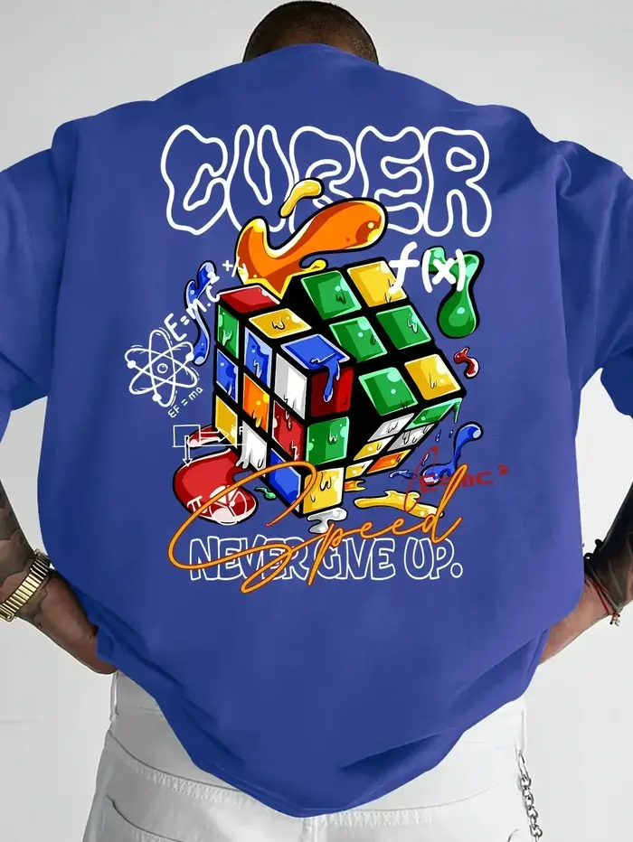 T-shirt ample à manches courtes pour homme