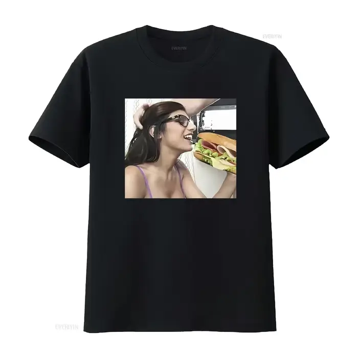 T-Shirt coréen Hangul Word _Why_ pour femmes