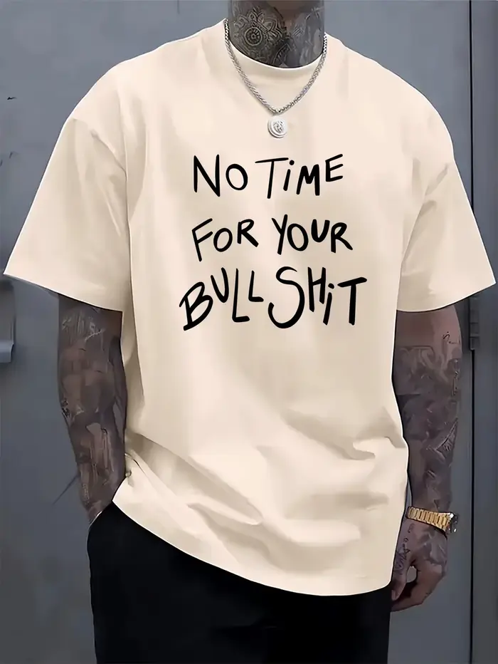 T-shirt élégant pour homme : 100 % coton