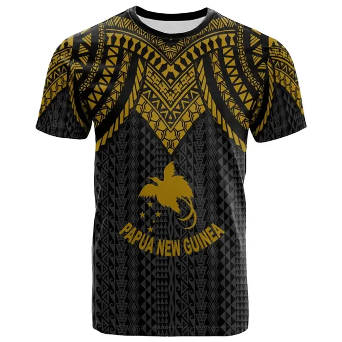 Papouasie-nouvelle-guin drapeau carte graphique t-shirts PNG emblème National t-shirt pour hommes vêtements polynésie