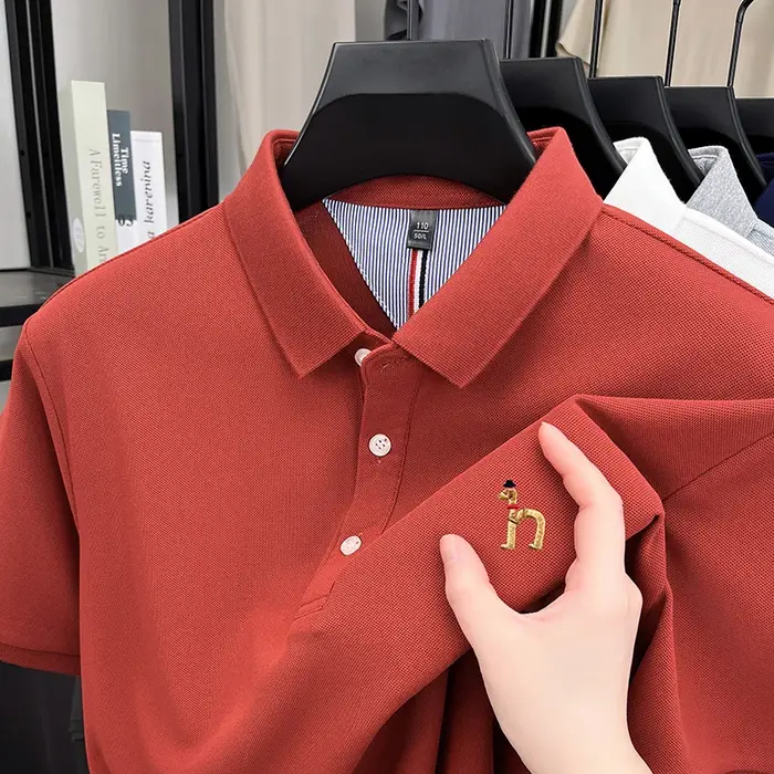 Polo à manches courtes pour hommes